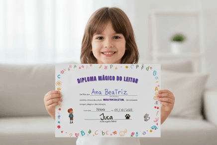 Diploma Mágico do Leitor da Minha Primeira Leitura